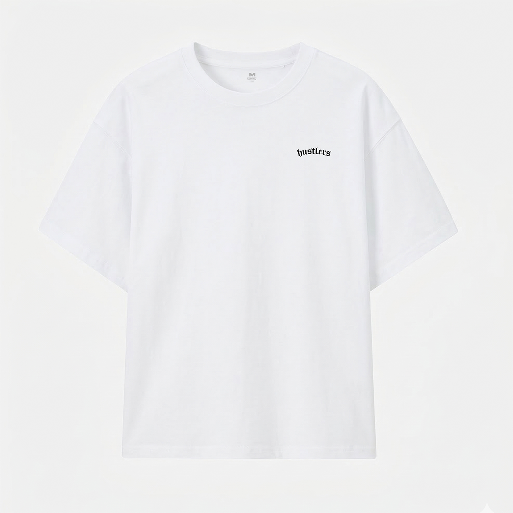 CAMISETA OVERSIZE ALL IN ALL DAYS BASICA BLANCA