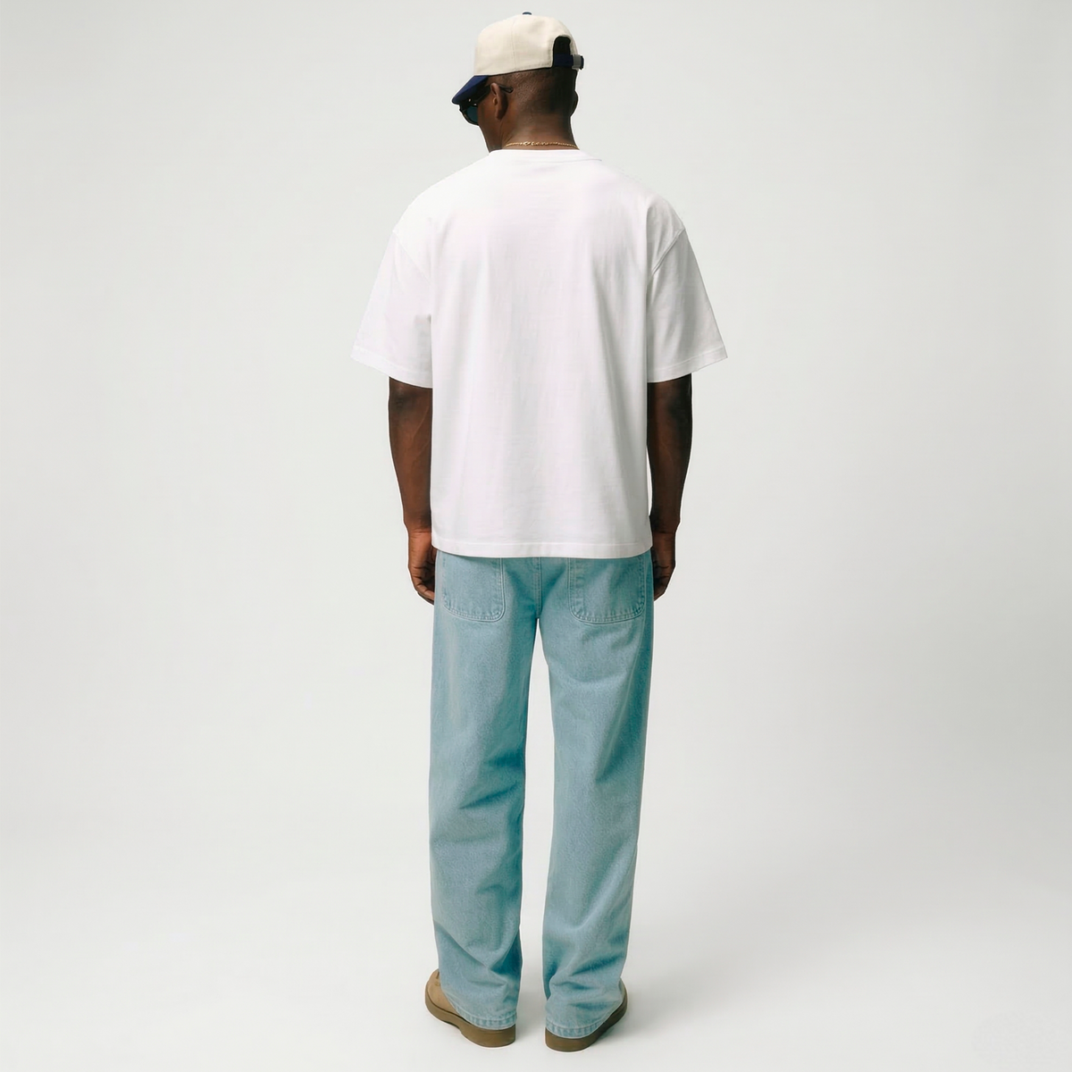 CAMISETA OVERSIZE ALL IN ALL DAYS BASICA BLANCA