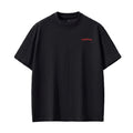 Hustlers Camiseta Oversize Básica Logo Rojo – Negro