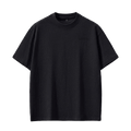 Hustlers Camiseta Oversize Básica – Negro-Negro